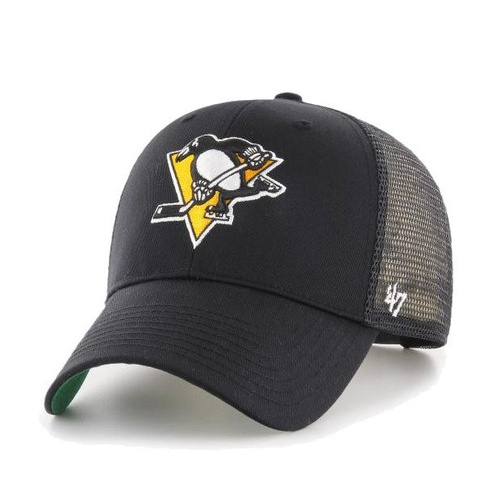 Czapka z daszkiem 47 Brand NHL Pittsburgh Penguins Branson Trucker - H-BRANS15CTP-BKB