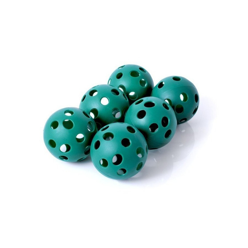 Vinex Set of 6 pieces Unihockey Balls green - VPPB-S70SG