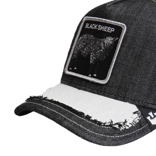 Czapka z daszkiem Goorin Bros. Silky Sheep Black Trucker - 101-1283-BLK