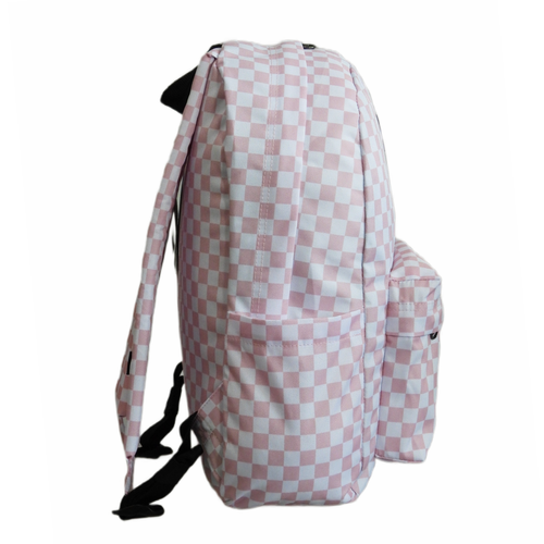 Vans Old Skool Grom Check Coral 18L Backpack - VN000J3KD3X1