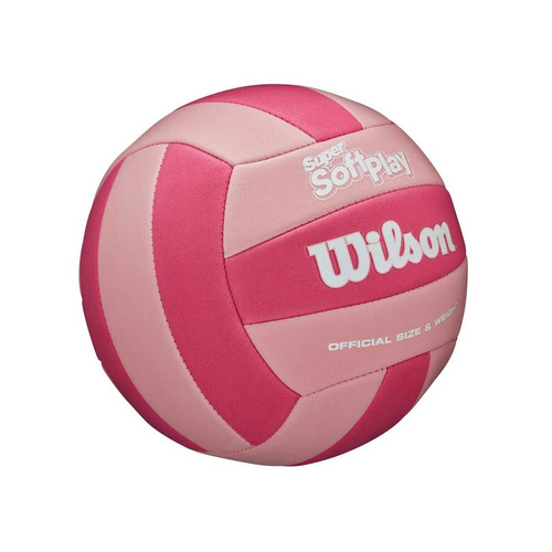 Piłka do siatkówki Wilson Super Soft Play - WV4006002 + Pompka