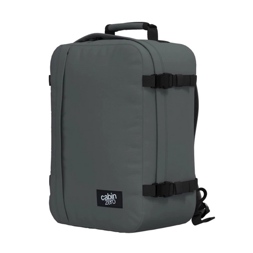 Travel backpack Cabin Zero Classic 36L Grey hand luggage for the plane - CZ171203