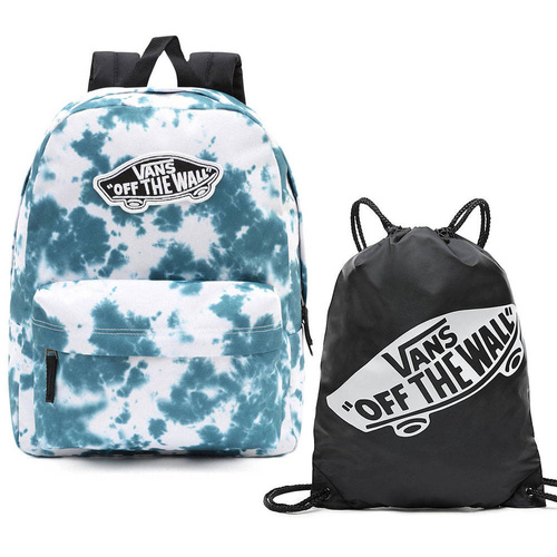 Plecak szkolny młodzieżowy Vans Realm Backpack tie dye + worek Benched