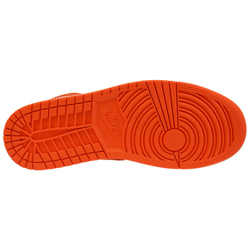 Air Jordan 1 Mid WMNS Orange Black Shoes - DM3381-600