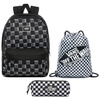 Plecak szkolny Vans Realm Word Check - VN0A3UI7ZM0 + Worek + Piórnik