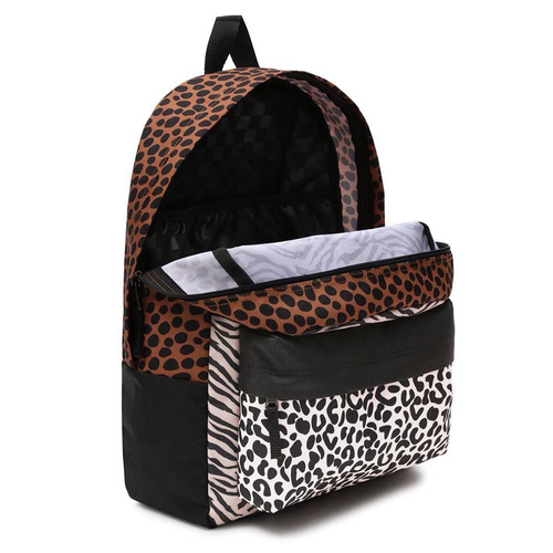 Vans Realm Backpack Animal Patterns + Pencil Pouch Backpack