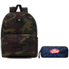 Vans Old Skool Camo Backpack - VN0A5KHQ97I + Pencil Pouch