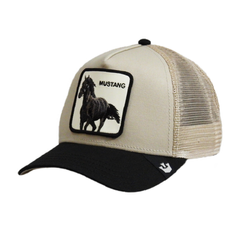 Czapka z daszkiem Goorin Bros. The Mustang Taupe Trucker - 101-1768-TAU