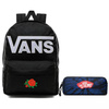 Plecak szkolny Vans Old Skool III Custom Rose - VN0A3I6RY28 + piórnik
