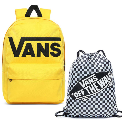 Vans Old Skool III Lemon Chrome Rucksack - VN0A3I6R85W + Benched Bag