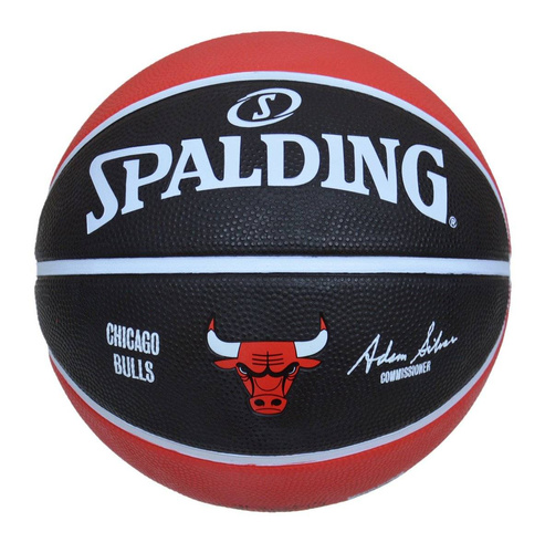 Spartan Portable Basketball Stand - 1179 + Spalding Basketball Chicago