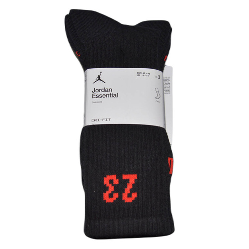 Air Jordan Essential Crew Basketball socks 3-pack - DA5718-011