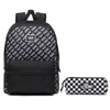 Plecak szkolny Vans Realm Black-Brand Striper - VN0A3UI7W07