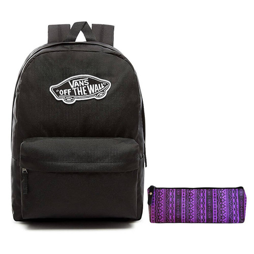 Plecak VANS Realm Backpack szkolny - VN0A3UI6BLK + Pencil Pouch