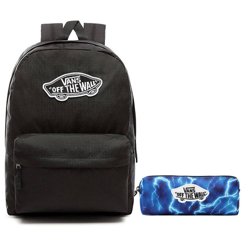 Plecak VANS Realm Backpack szkolny - VN0A3UI6BLK + Pencil Pouch