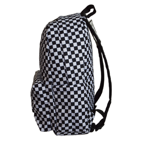 Plecak szkolny sportowy Vans Old Skool Check Backpack Kratka White/Black VN000H4XY281 + Piórnik Vans OTW