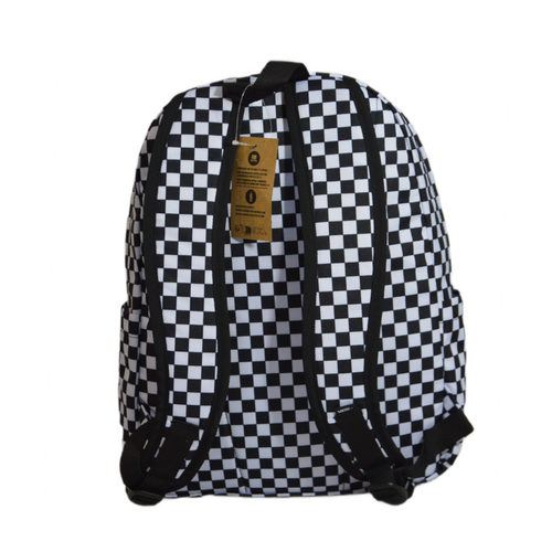 Plecak szkolny sportowy Vans Old Skool Check Backpack Kratka White/Black VN000H4XY281 + Piórnik Vans OTW