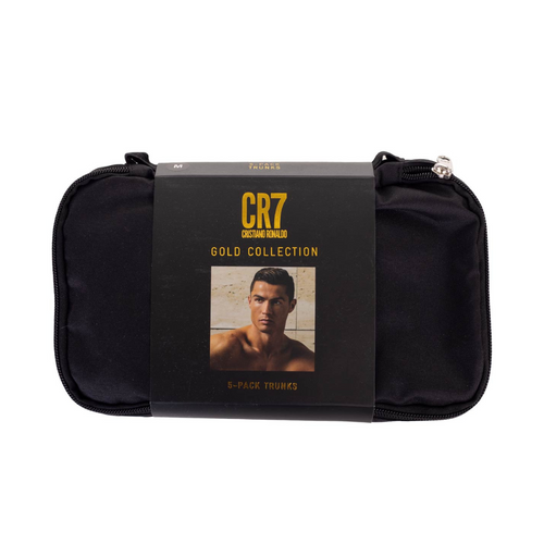 Bokserki męski CR7 Trunk 5 pak czarne na prezent - 300-8123-49-2900