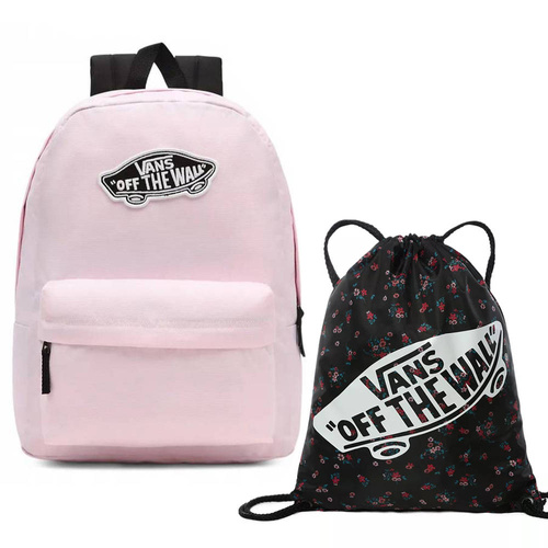 Vans Realm Cradle Pink  backpack VN0A3UI6V1C1 + Vans Benched Bag