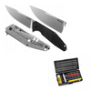 Set flipper knife Ruike D191-B + Sharpening System Lansky LKCLX