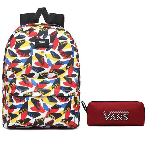 Plecak młodzieżowy szkolny Vans Old Skool III - VN0A3I6RZM7 + piórnik
