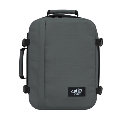 Travel backpack Cabin Zero Classic 36L Grey hand luggage for the plane - CZ171203