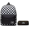 VANS Glitter Check Backpack - VN0A48HGXZG + Pencil Pouch