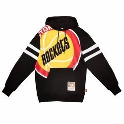 Bluza z kapturem Hoodie Mitchell & Ness NBA Houston Rockets czarna