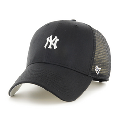 Czapka z daszkiem 47 Brand MLB NY New York Yankees Base Runner Mesh Trucker - B-BRNMS17CTP-BK