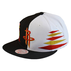 Czapka z daszkiem Mitchell & Ness NBA Diamond Cut Houston Rockets - HHSS1093-HROYYPPPBKWH