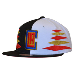 Czapka z daszkiem Mitchell & Ness NBA Diamond Cut Los Angeles Clippers - HHSS1093-LACYYPPPBKWH