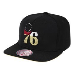 Czapka z daszkiem Mitchell & Ness NBA Philadelphia 76ers Snapback - 6HSSMM19489-P76BLCK