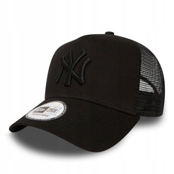 Czapka z daszkiem dziecięca New Era 9FORTY NY New York Yankees Kids All Black A-Frame Trucker - 12745567