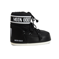 Damskie buty zimowe śniegowce Moon Boot MB Icon Low Nylon Black - 80D1409340-N001