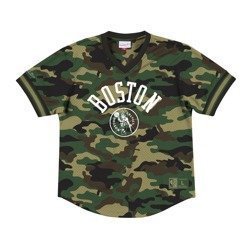 Koszulka Sportowa Mitchell & Ness NBA Boston Celtics Camo Mesh V-Neck