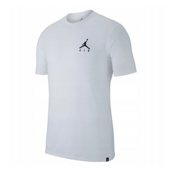 Koszulka męska Air Jordan Jumpman Dri-FIT Embroidered Tee T-Shirt Biała - AH5296-100