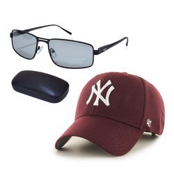 Okulary PolarZONE z fotochromem + Czapka z daszkiem 47 Brand NY Yankees