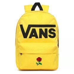 Plecak szkolny Vans Old Skool III Backpack Lemon Chrome VN0A3I6R85W + Custom Róża