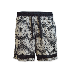 Spodenki damskie Nike Fly Crossover AOP Shorts Black/Light Bone - DC0869-010