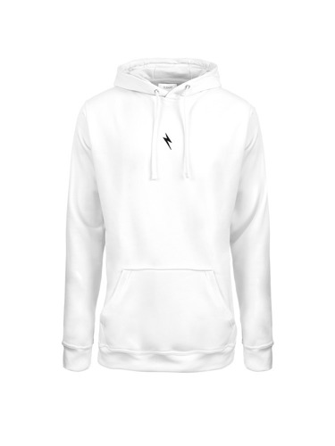 Bluza Klasyczna Basic z kapturem CLEANT Air Hoodie V3 Biała Haft