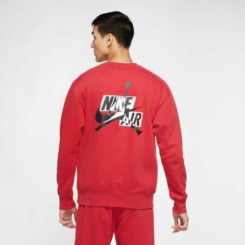 Bluza dresowa Air Jordan Jumpman Fleece czerwona - CK6763-687