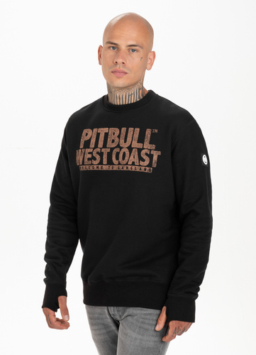 Bluza męska Pit Bull West Coast Crewneck Mugshot Czarna - 110006900