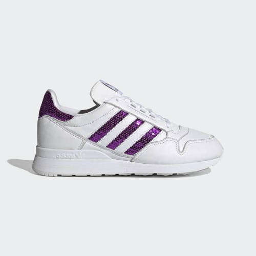 Buty damskie Adidas Originals ZX 500 Cloud White/Shock Purple - G55663