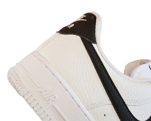 Buty męskie Nike Air Force 1 '07 Low White Black Pebbled - CT2302-100