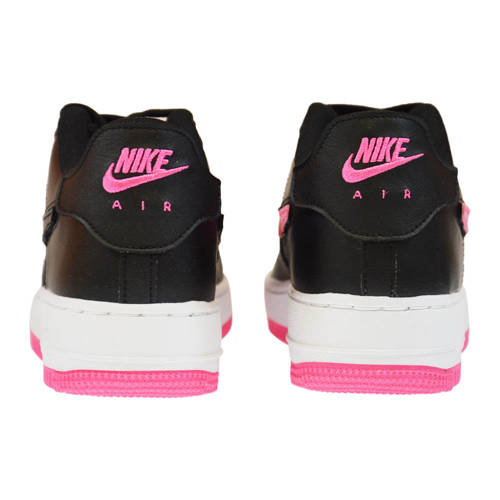 Buty młodzieżowe Nike Air Force 1/1 Hyper Pink GS z wymiennymi Swooshami  - DB4545-005