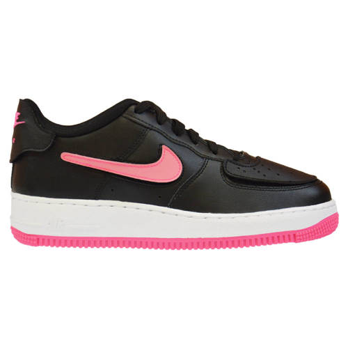 Buty młodzieżowe Nike Air Force 1/1 Hyper Pink GS z wymiennymi Swooshami  - DB4545-005