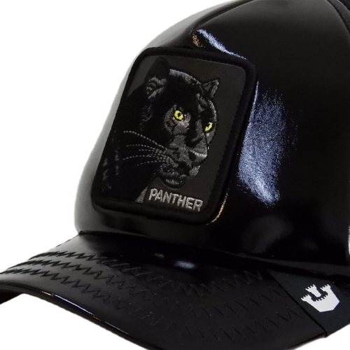 Czapka z daszkiem Goorin Bros. Obsidian Panther Trucker - 101-1585-BLK