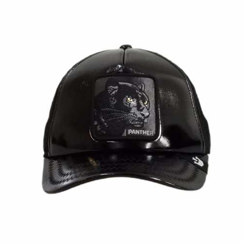 Czapka z daszkiem Goorin Bros. Obsidian Panther Trucker - 101-1585-BLK