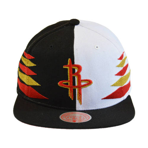 Czapka z daszkiem Mitchell & Ness NBA Diamond Cut Houston Rockets - HHSS1093-HROYYPPPBKWH