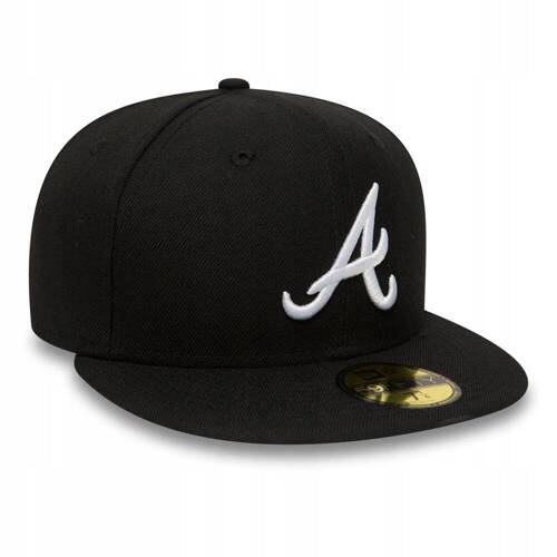 Czapka z daszkiem New Era 59FIFTY MLB Atlanta Braves Fullcap Czarna - 10047487